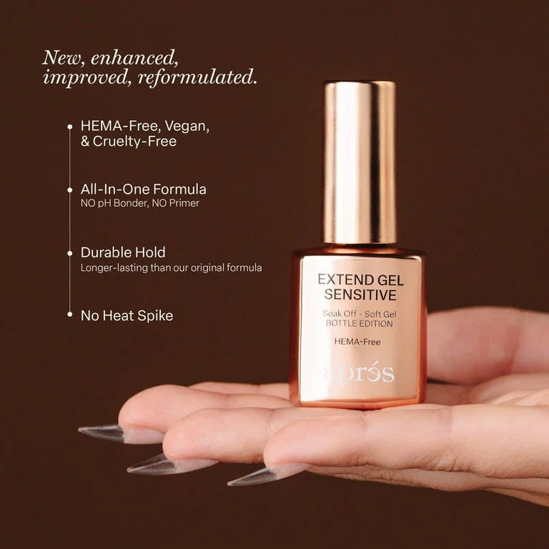 Apres Extend Gel Sensitive 15ml (Rose Gold Bottle Edition - HEMA Free) - Image 3