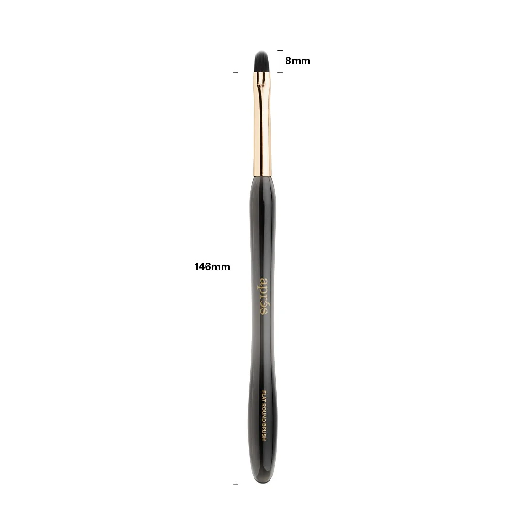 Apres Flat Round Brush with Silicon Cap - Image 4