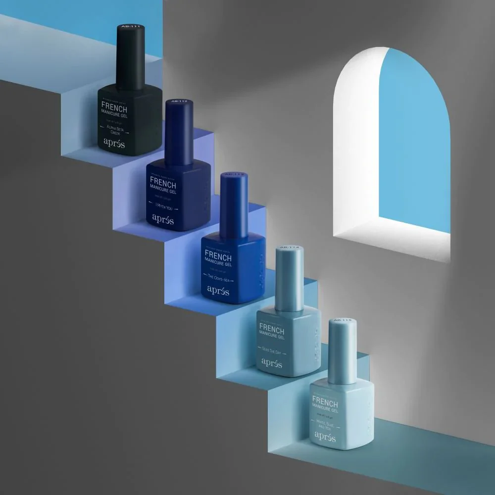 Apres French Manicure Gel Mykonos Ombre Set (5pcs) - Image 3
