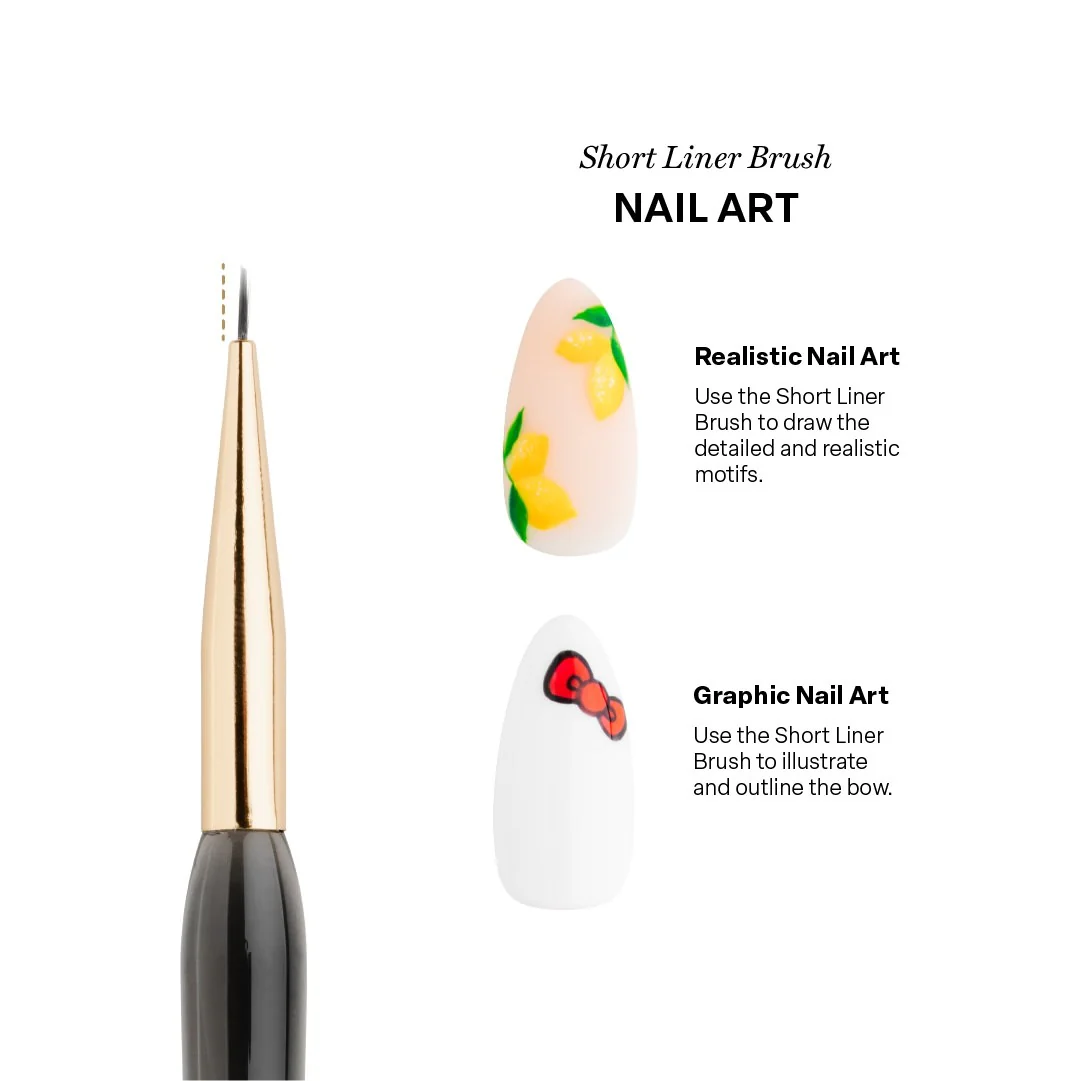 Apres Short Liner Brush with Silicon Cap - Image 5