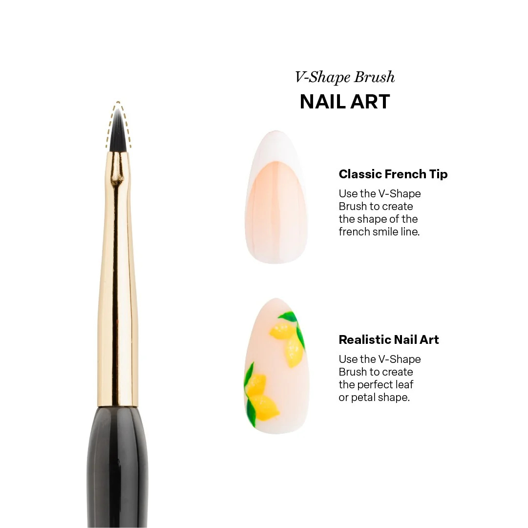 Apres V-Shape Brush with Silicon Cap - Image 5